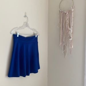 Blue pleated Skirt